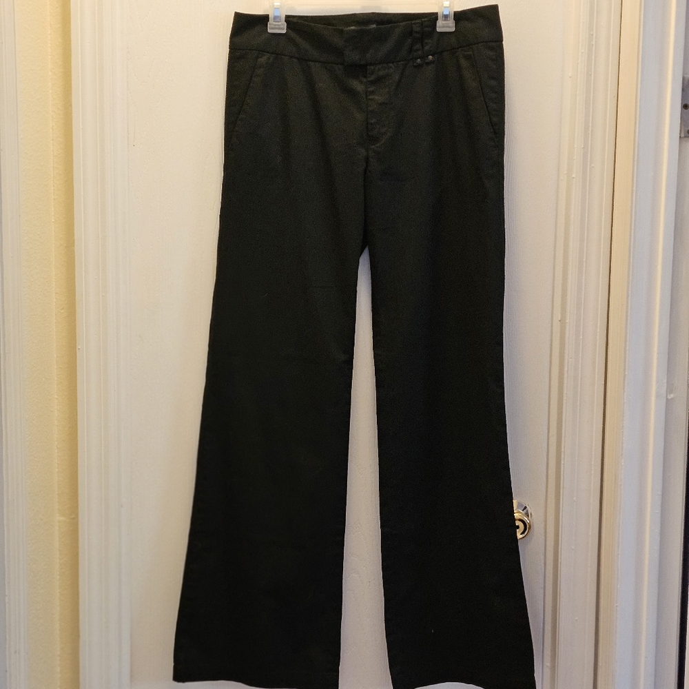 Armani Exchange Women's Black Trousers.
